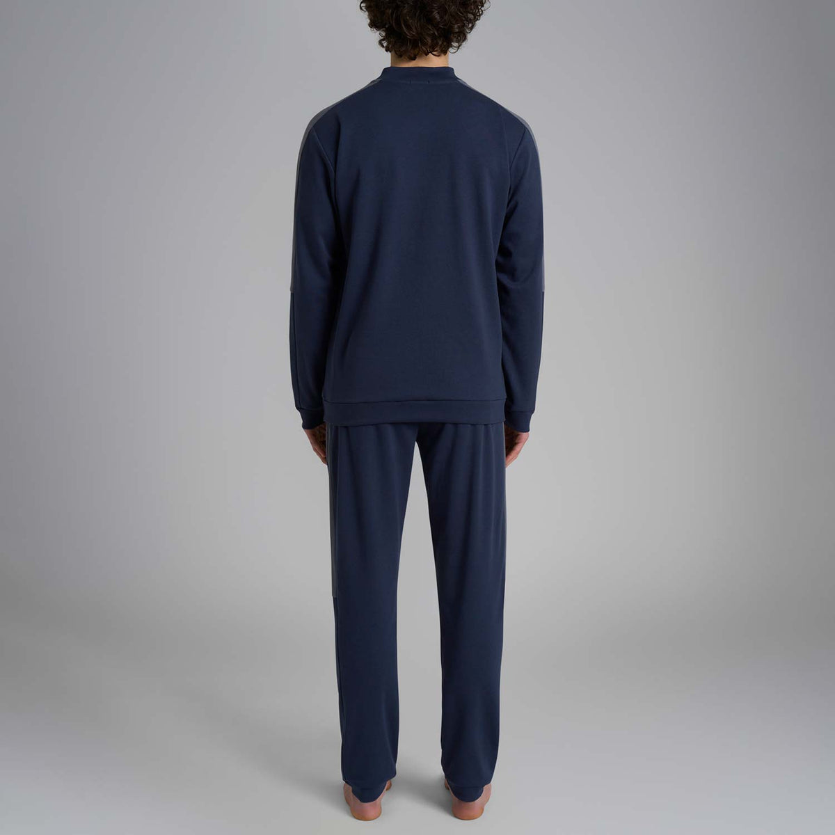 Pigiama uomo caldo cotone scollo v Ragno U990N2