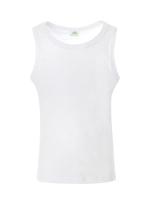 Canotta bambino spalla larga Snelly ub74c in cotone 