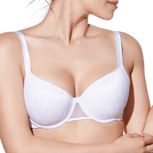 Reggiseno con ferretto Selene Vanesa in microfibra lavorata coppa E