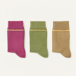 Calze donna assortite Pompea Venezia 3 paia