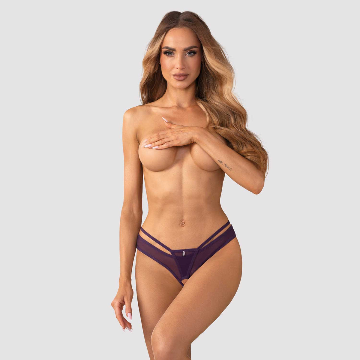 Perizoma sexy cavallo aperto Obsessive Vibres crotchless thong