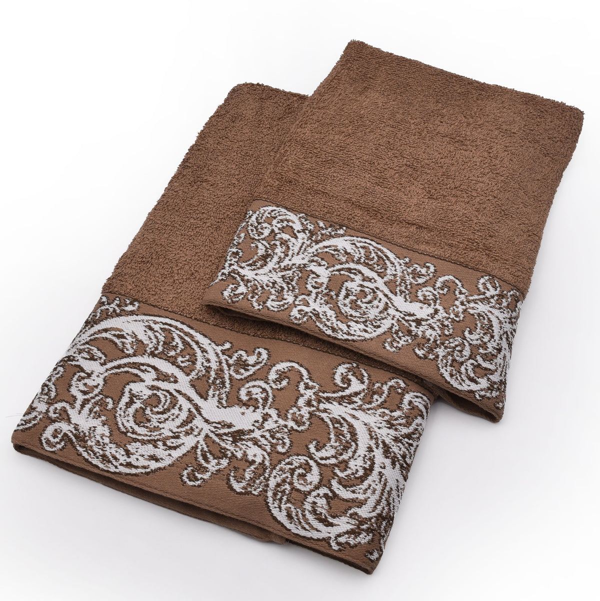 Vingi set asciugamani viso e ospite Veronica nocciola