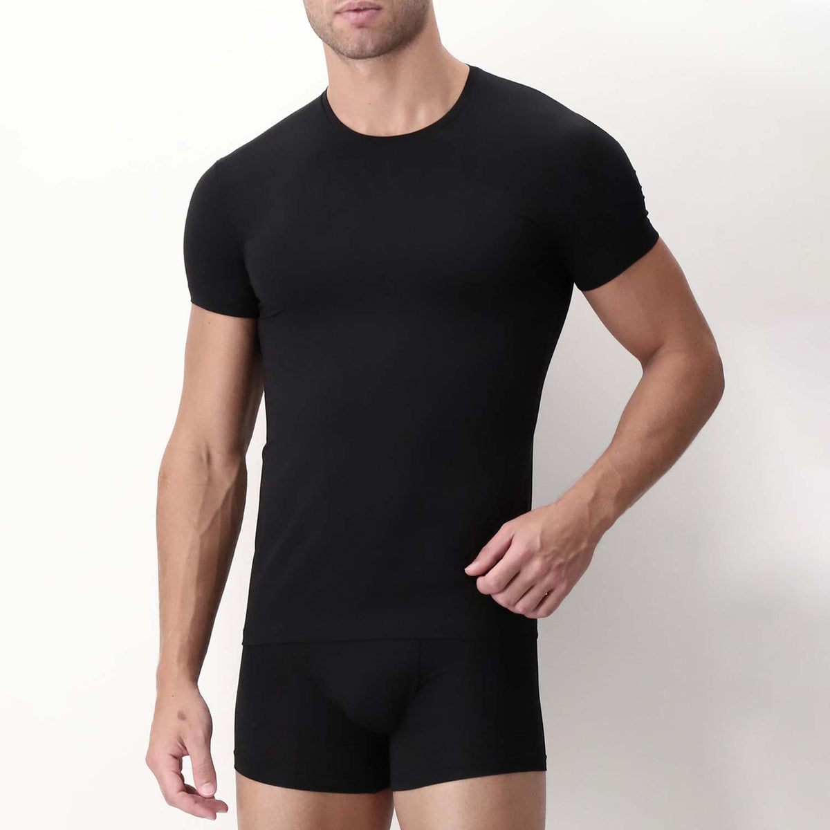 Maglia uomo Perofil VPRT00014 girocollo mezza manica in cotone modal