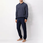 Pigiama uomo Perofil VPRT92816 barca vela 100% cotone 