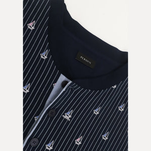Pigiama uomo Perofil VPRT92816 barca vela 100% cotone 