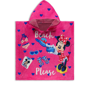Accappatoio Poncho Spugna Disney WB7024 Minnie Mouse