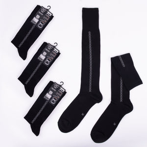 Calze lunghe uomo Enrico Coveri 321 caldo cotone 3 paia Var. C