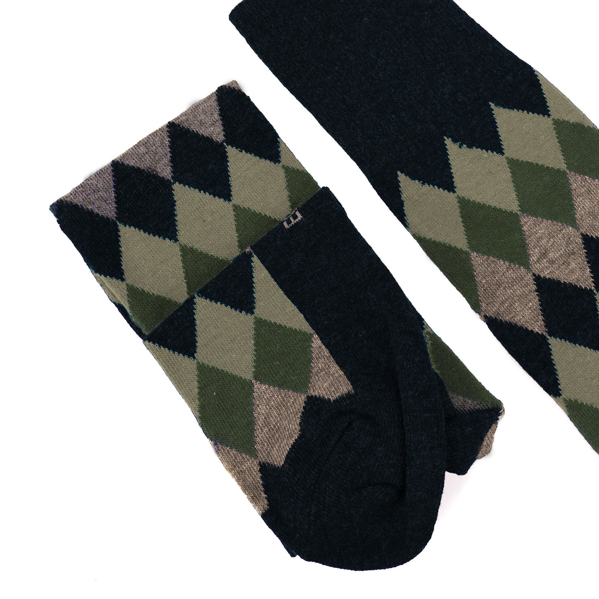Calze lunghe uomo Enrico Coveri 328 rombi caldo cotone 3 pz Var. C