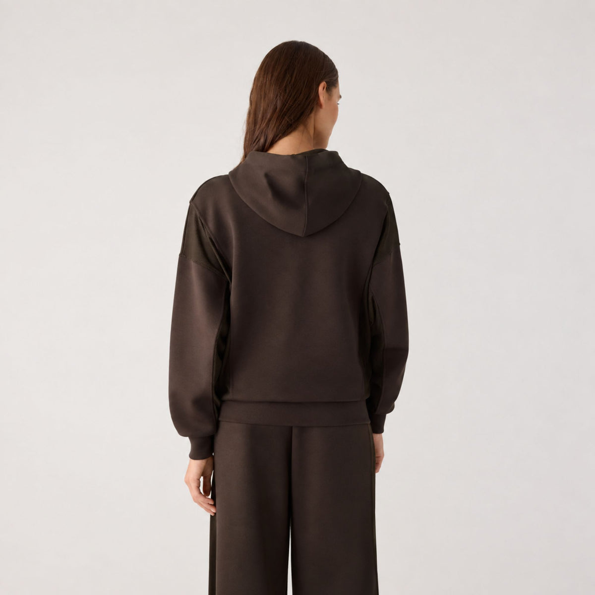 Felpa donna con cappuccio scuba Ysabel Mora 70745