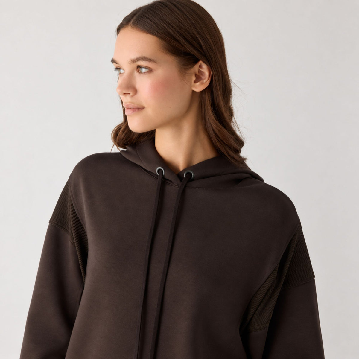 Felpa donna con cappuccio scuba Ysabel Mora 70745