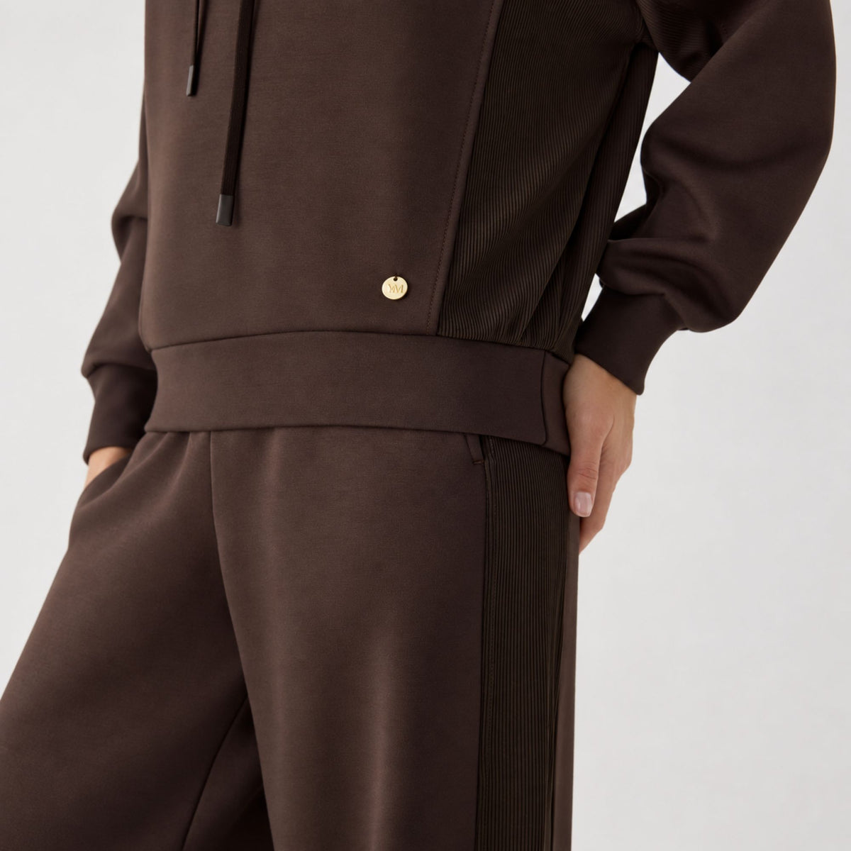 Felpa donna con cappuccio scuba Ysabel Mora 70745