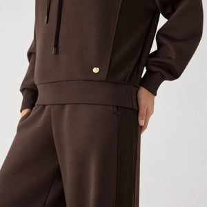 Felpa donna con cappuccio scuba Ysabel Mora 70745