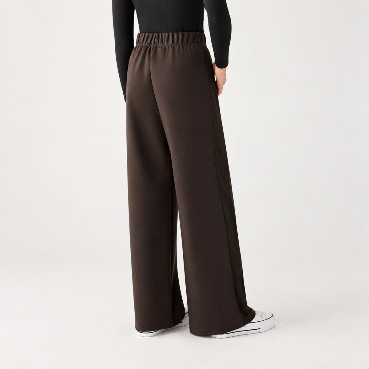 Pantalone tuta scuba dettagli a coste Ysabel Mora 70747