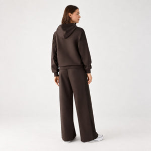 Pantalone tuta scuba dettagli a coste Ysabel Mora 70747