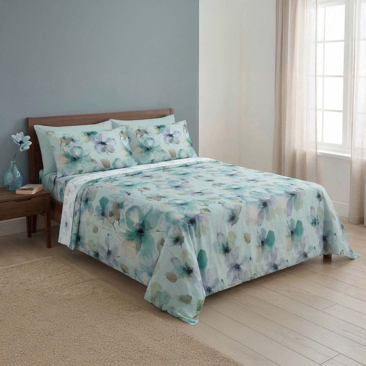 Completo Letto 100% cotone Made in Italy Zambaiti linfa