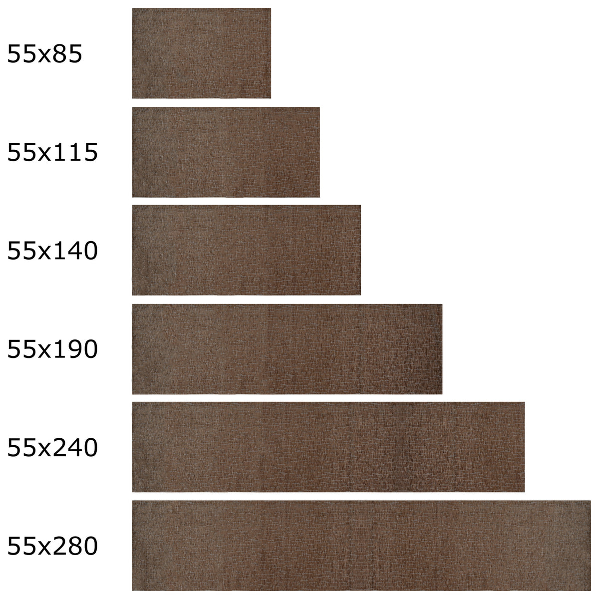 Tappeto fantasia quadratini astratti antiscivolo Zambaiti jacquard