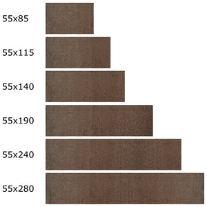 Tappeto fantasia quadratini astratti antiscivolo Zambaiti jacquard