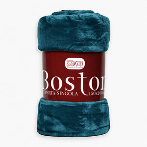 Plaid caldissimo in pile coral Zambaiti Boston 