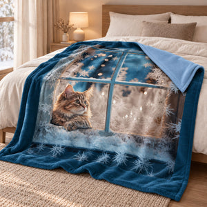 Coperta con stampa digitale gattini e sherpa Zambaiti coccola
