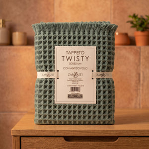 Tappetto antiscivolo effetto 3D waffle Zambaiti Twisty