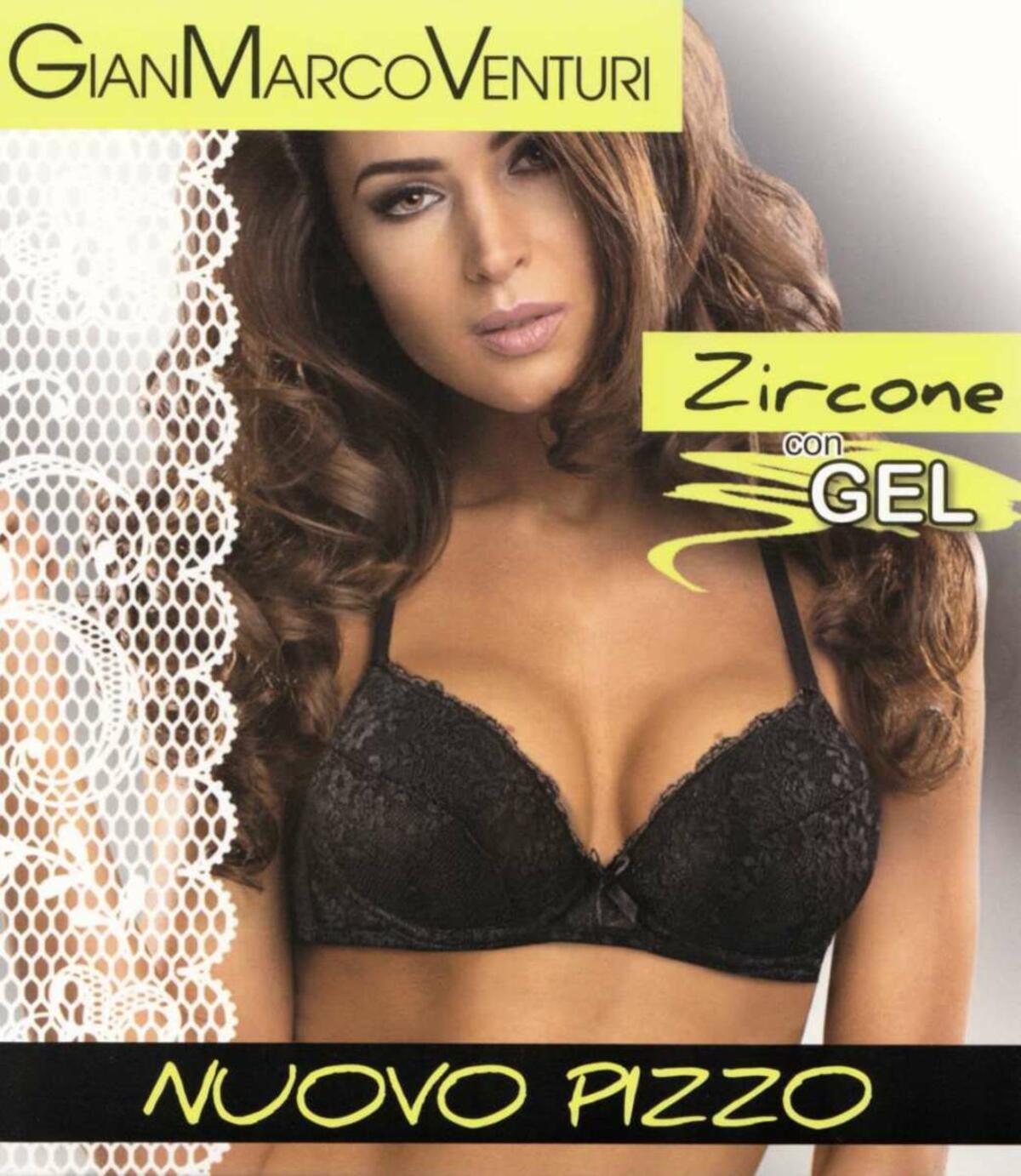 Reggiseno balconcino Gianmarcoventuri Zircone imbottito con ferr