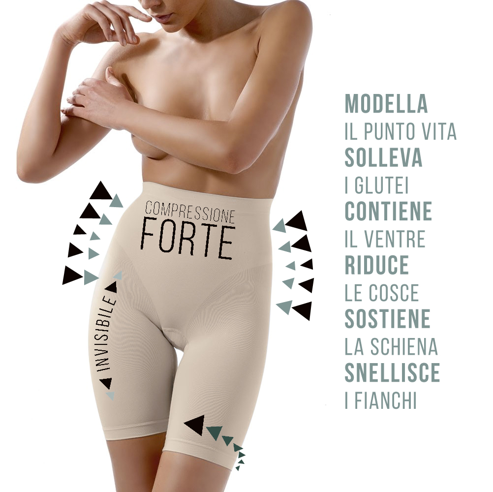 Guaina vita alta contenitiva forte con gamba Controlbody 410464