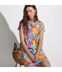Camicia da donna scollo serafno tropicale Admas 61499