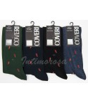 Calze uomo lunghe caldo cotone Enrico Coveri 4 paia
