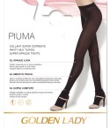0 Collant Golden lady Piuma supercoprente caldo morbido 