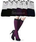 0 Calze lunghe gambaletto donna Pezzini a fantasia- 6 paia 