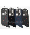 0 Calze uomo lunghe Enrico Coveri caldo cotone 4 paia 