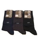 0 Calze uomo lunghe Enrico Coveri 3 paia cotone 