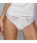 Slip donna sgambato Playtex P00BS in pizzo cotone elasticizzato 