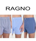 Boxer uomo a fantasia in tela di cotone Ragno 06533S set da 3 pezzi 