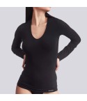 Maglia donna Bellissima decolletè in microfibra