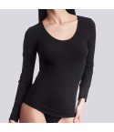  Maglia donna Bellissima scollo americano microfibra 