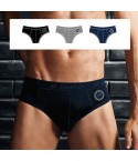 Slip da uomo Lotto ls1004 3 pezzi cotone elasticizzato