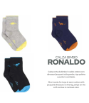 Calzino in caldo cotone bimbo Pompea Junior Ronaldo 6 paia