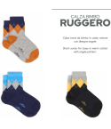 Calze corte caldo cotone bimbo Pompea Junior Ruggero 6 paia