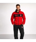 Pigiama tuta uomo ufficiale Milan in pile rossonero PIGM 1205