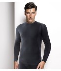Maglia lupetto da uomo sportivo Intimidea 201192 in microfibra traspirante