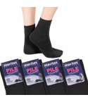 Calze corte Pile Meritex 317 nere donna 4 paia