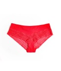 Slip donna cotone elasticizzato con pizzo Admas 41688