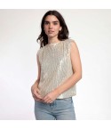 Maglia con paillettes piccole Admas 43632