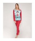 Pigiama donna Santoro Gorjuss 55530 con stelline