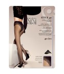 Collant riposante con corpino ricamato Sisi Style 40 den
