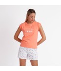 Pigiama donna Admas 62032 cuori 100% cotone