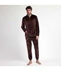 Pigiama uomo in ciniglia collo alto Admas 63795
