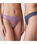 Slip donna brasiliana pizzo e cotone Jadea 6567 2pz