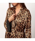 Vestaglia donna animalier con pizzo Admas 67321
